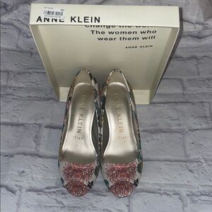 Anne Klein Women's Floral Flats - Multicolor